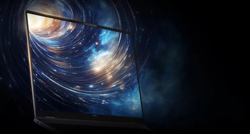 - HarDet Skjermen opptar 93 % av det nyttige området takket være tynne rammer rundt omkretsen.