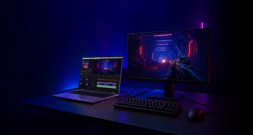 - HarDet I tillegg, siden den bærbare datamaskinens maskinvare enkelt kan starte ethvert AAA-spill, bestemte produsenten seg for å installere en skjerm med en oppdateringsfrekvens på 165 Hz.