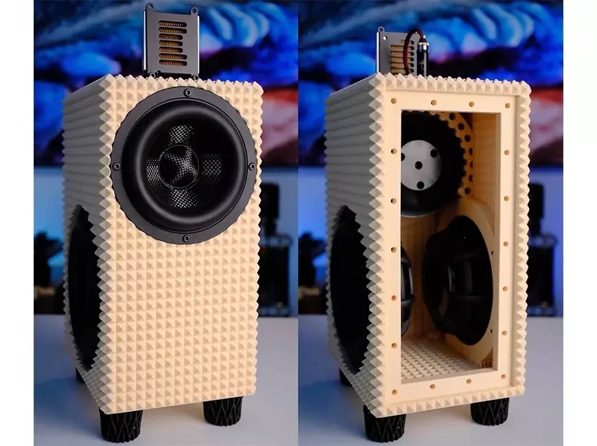 Virtual HiFi Viper bokhyllehøyttalerne har en Dayton Audio Epique mellomtone-/bassdriver med en 150 mm karbonfiberkjegle med 14 mm lineær utslag, støttet av to 180 mm passive radiatorer plassert på sidene av kabinettet.