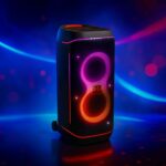 JBL PartyBox 720: 800 W festhøyttaler med 360° lysshow, doble batterier og konsertlyd