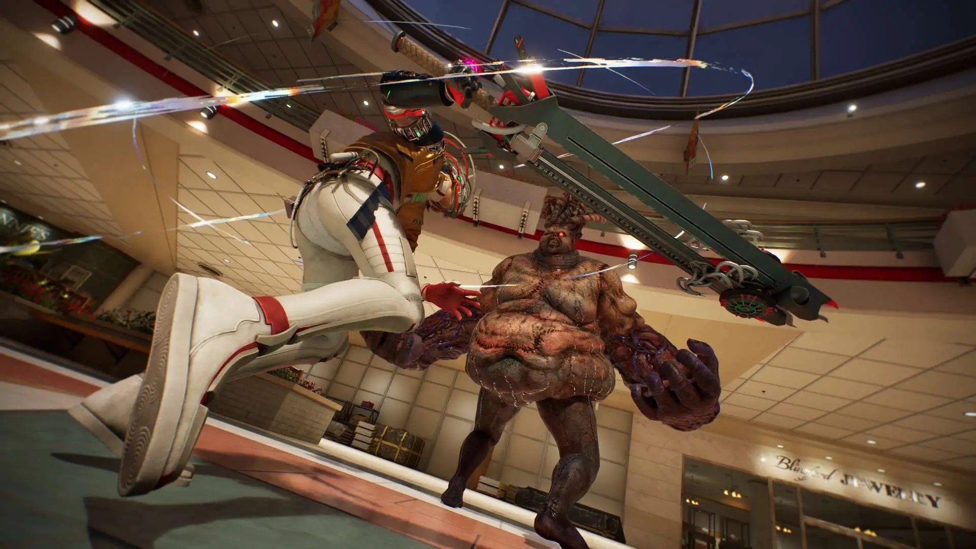 Gjennom spillet vil spillerne sette Romeos dødelige arsenal på prøve i kamper mot et mangfoldig utvalg av fiender. - HarDet Gjennom spillet vil spillerne sette Romeos dødelige arsenal på prøve i kamper mot et mangfoldig utvalg av fiender.