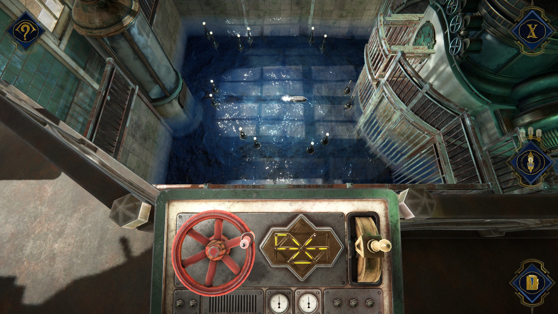 I 1898 skapte Tesla verdens første radiostyrte båt, og spillet har flere relaterte oppgaver. I dette spillet må du for eksempel navigere båten mellom sjømerker i riktig rekkefølge. - HarDet I 1898 skapte Tesla verdens første radiostyrte båt, og spillet har flere relaterte oppgaver. I dette spillet må du for eksempel navigere båten mellom sjømerker i riktig rekkefølge.