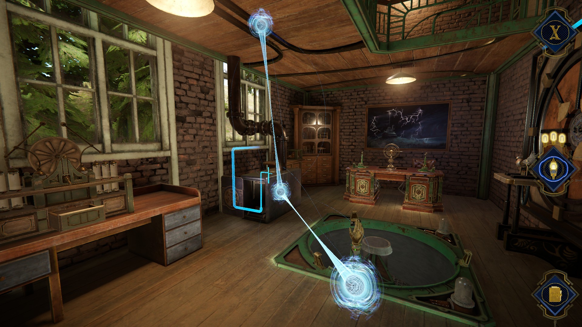 Det at prototypen er slått på kan forstås ikke bare av de glødende blå linjene, men også av lysene til høyre. - HarDet Det at prototypen er slått på kan forstås ikke bare av de glødende blå linjene, men også av lysene til høyre.