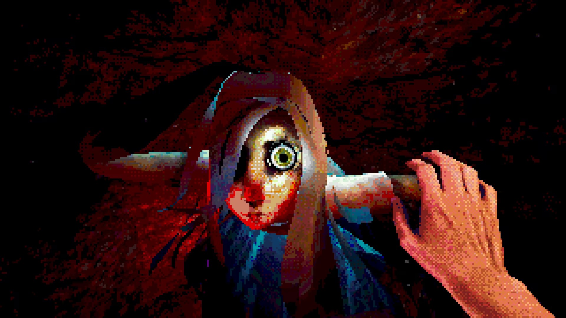 Når man ikke løser gåter, bruker man tiden på å beundre utsikten. Spillets grafikk etterligner PlayStation 1-æraen, med store piksler som viser øyeblikk fra hovedpersonens liv.