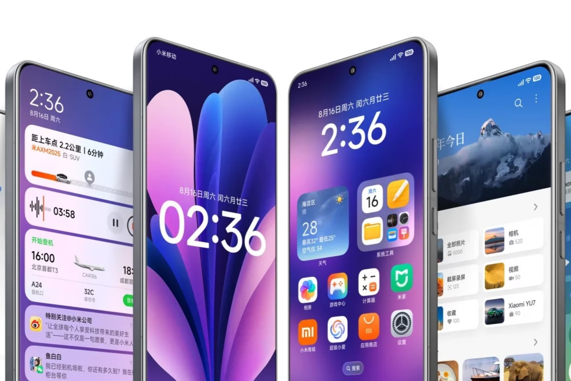  Utviklerne holdt imidlertid fast ved tradisjonen sin og ga ut den oppdaterte HyperOS i to versjoner