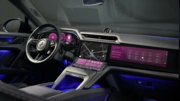 Porsche Cayenne Electric: Første glimt av nytt high-tech interiør