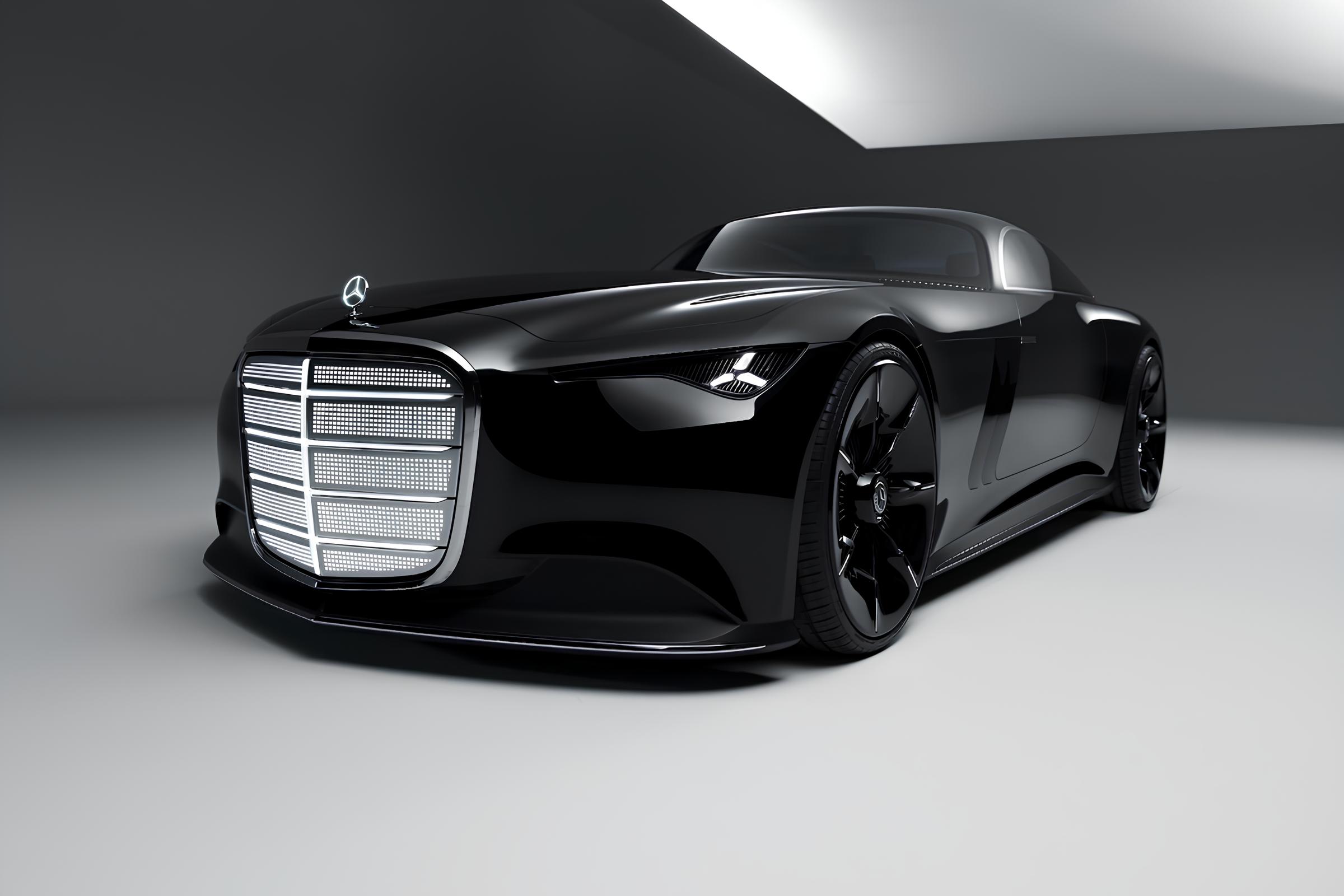 Mercedes-Benz har avduket Vision Mercedes-Maybach Iconic – et luksuriøst todørs konsept som kombinerer klassisk design med futuristisk teknologi.