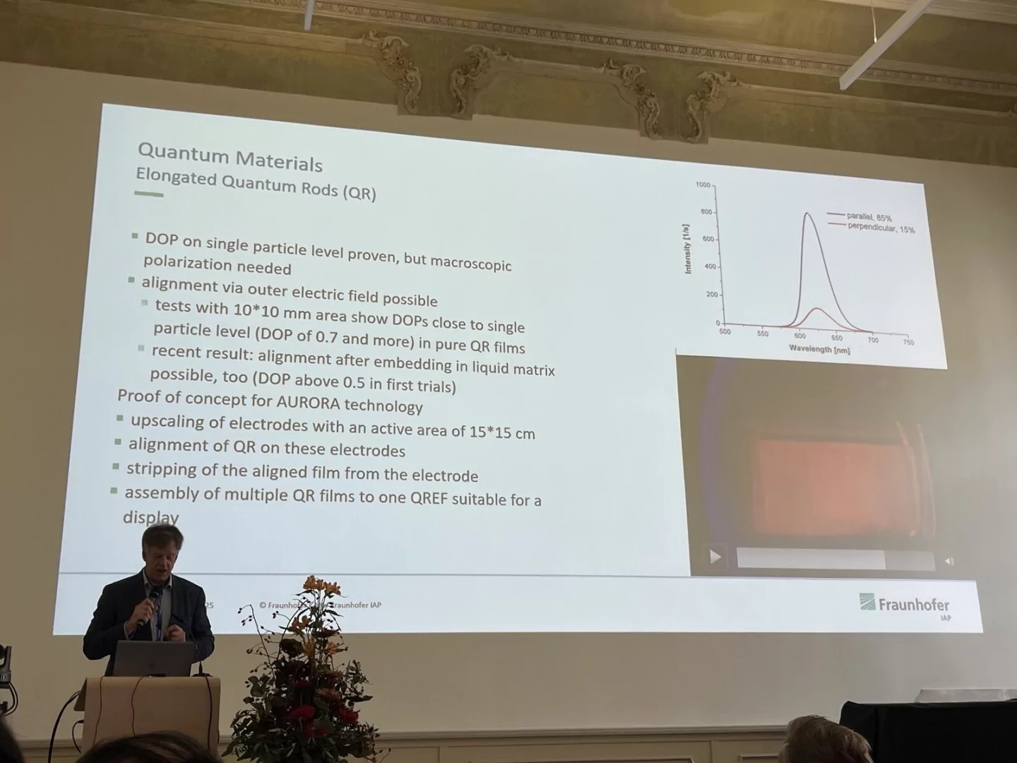 Forskere diskuterer for tiden bruk av kvantestaver i stedet for kvanteprikker.