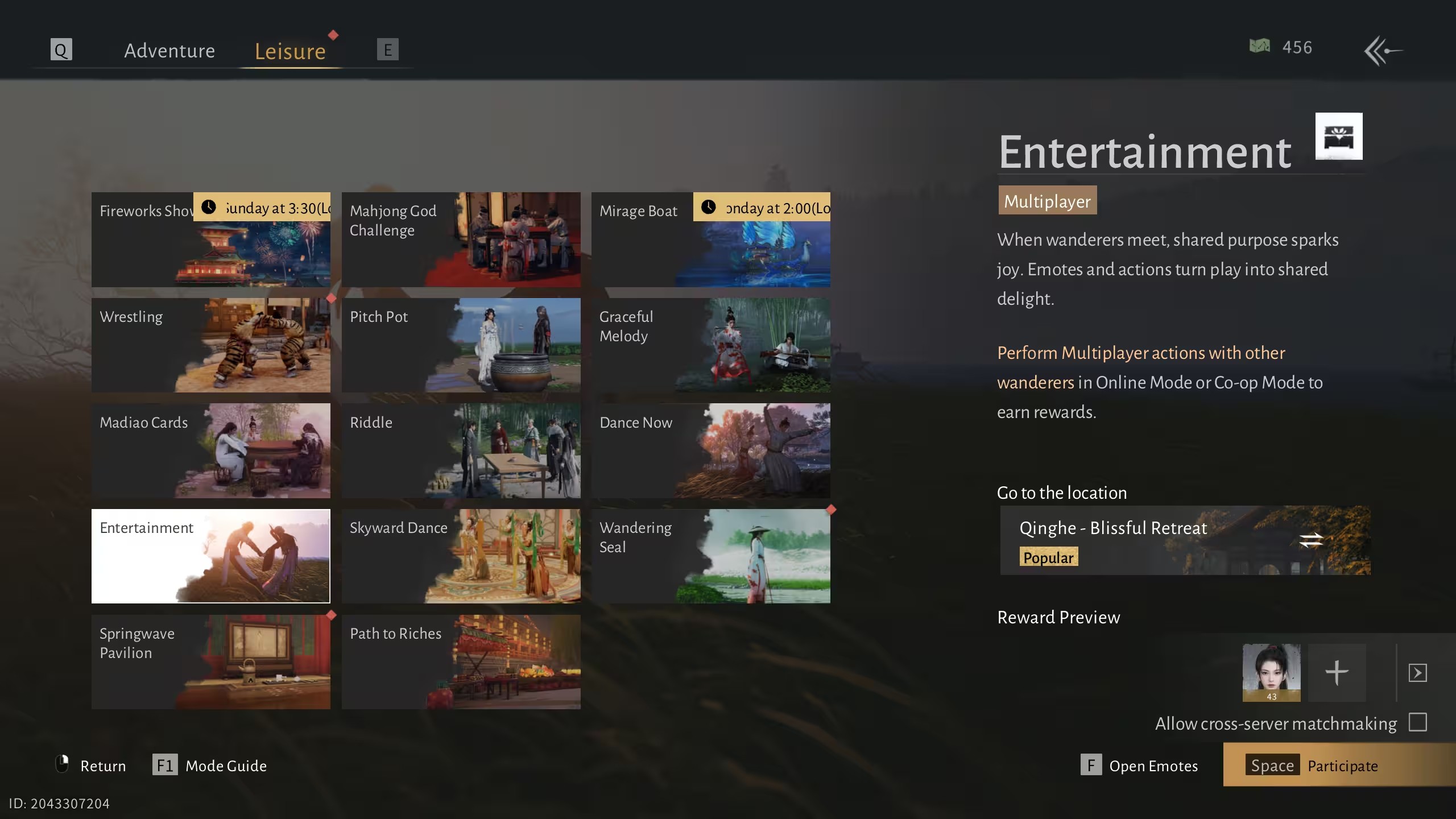 Flerspillermodusen er strukturert som en hybrid av et klassisk MMO og en temapark: noen moduser har de samme utpostryddingene, snikoppdragene og bosskampene, bare med andre spillere. Men i den «fredelige» delen finner vi mer eksotiske opplevelser. - HarDet Flerspillermodusen er strukturert som en hybrid av et klassisk MMO og en temapark: noen moduser har de samme utpostryddingene, snikoppdragene og bosskampene, bare med andre spillere. Men i den «fredelige» delen finner vi mer eksotiske opplevelser.