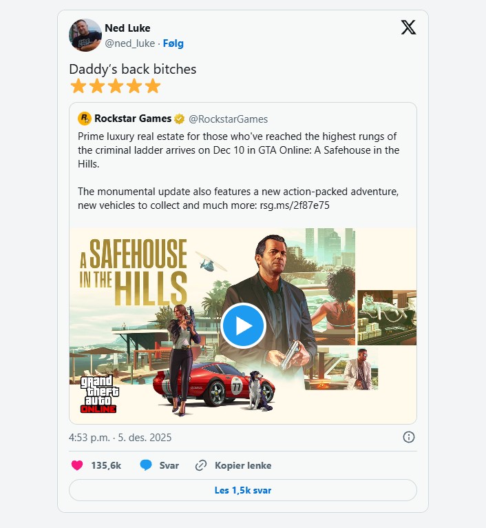 For mange fans er dette et lenge etterlengtet øyeblikk. 