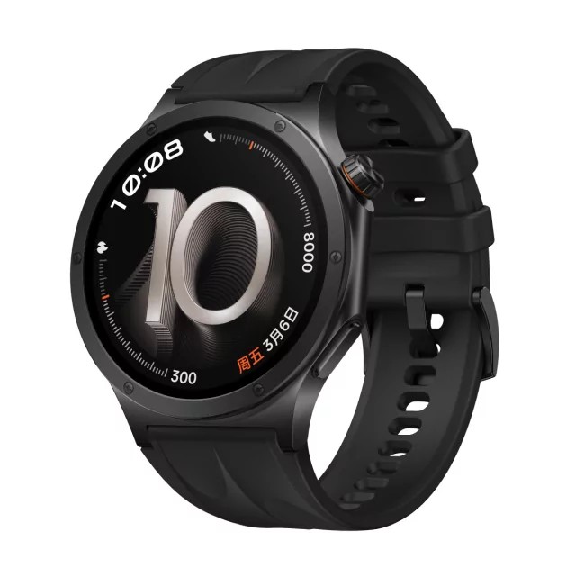 Den lyssterke OLED-skjermen gjør klokken lett å lese selv i direkte sollys